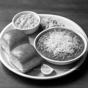 Cheese Pav Bhaji [2 Pav]