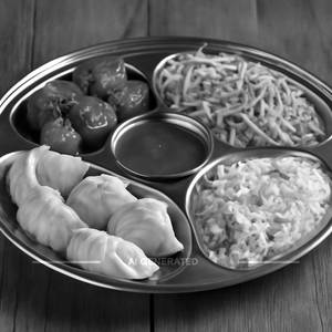 Chinese Momos Thali
