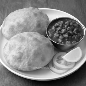 Chole Bhature [2 Bhature]