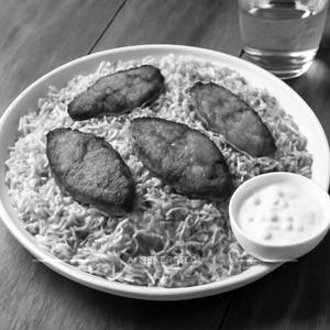 Fish biryani