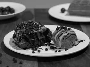 Triple Chocolate Waffle