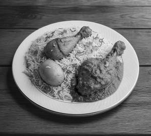 Chicken Biryani With Chicken Chaap(1Pc)