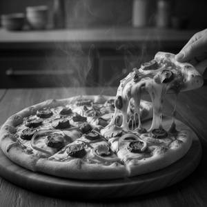 BBQ Mushroom Pizza