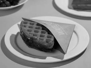 Strawberry & Cream Cheese Waffle Sandwich