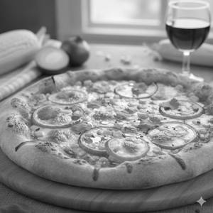 Onion Corn Pizza