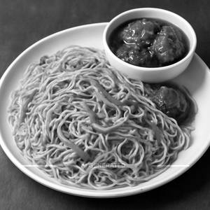 Veg Chowmein + Veg Manchurian