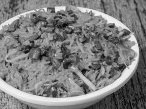 Mushroom Schezwan Fried Rice