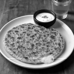 Cheese Garlic Paratha