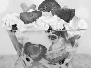 Fruit Salad With Ice Cream