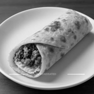 Egg with chicken roll