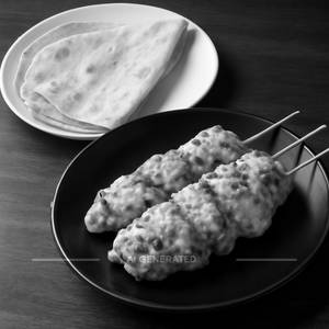 Malai Chaap half+2Rumali Roti