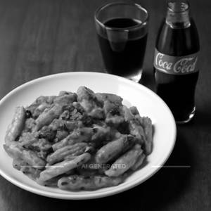 Veg Penne Pasta Arrabiata + Coke (200 ml )