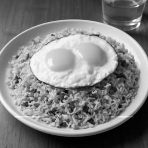 Egg fried rice[2egg]