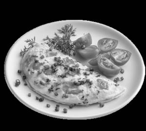 3 Egg Omlet( omlet with 3 eggs)