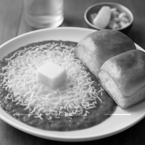 Cheese Pav Bhaji - 2 Pieces