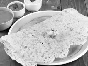 Onion Mysore Rava Masala Dosa