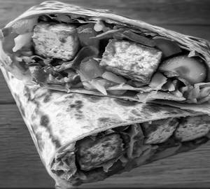 Spicy paneer wrap