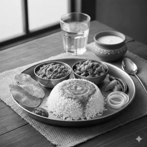 Dal Chawal  Thali