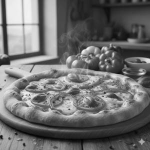 Tomato And Capsicum Pizza