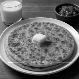 Aloo Paratha With Butter