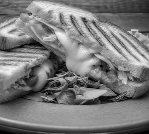 Cheesy grilled sandwich