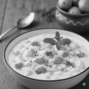 Potato Onion Raita