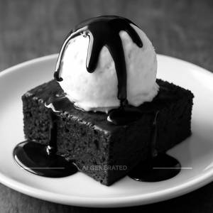 Brownie With Ice Cream