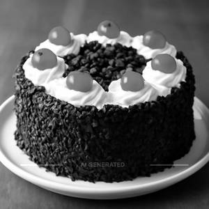 Eggless Black Forest Cake [500 Grams]                              