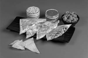 Cheesy Crispy Mushroom Quesadilla