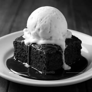 Hot Brownie With Ice Cream