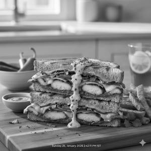 Spicy Mix Grilled Sandwich