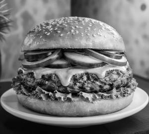 Spicy paneer burger