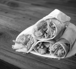 Makhani paneer kathi roll