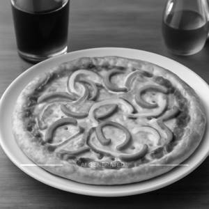 Onion capsicum pizza