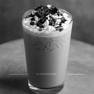 Cold coffee with crush