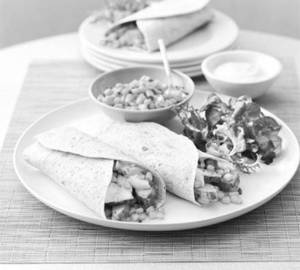Sweet corn cheese wrap