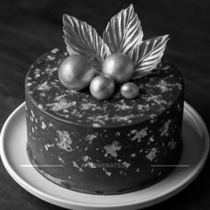 Golden Fantasy Cake