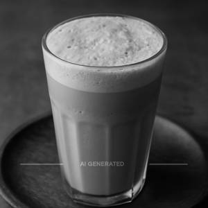 Plain cold coffee