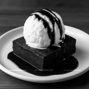 Brownie With Ice Cream 