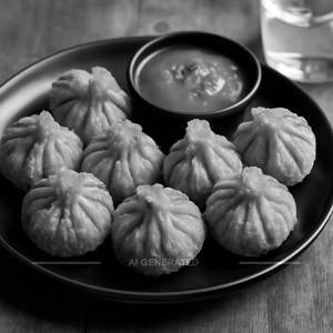 Veg kurkure momos [8 pieces]