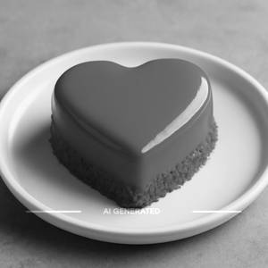 Red Heart Shape Cake [Small]