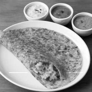 Rawa Onion Masala Dosa