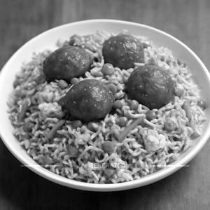Manchurian fried rice - egg