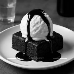 Brownie with Icecream