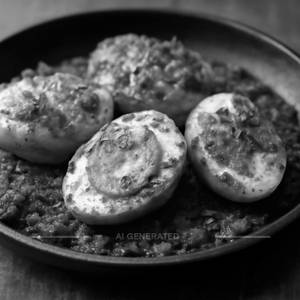 Boiled Egg Tawa Fry [3 Eggs]