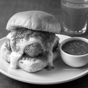 Schezwan Cheese Wada Pav