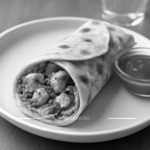 Double egg paneer roll