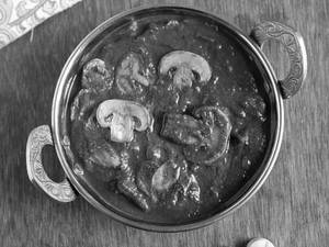 Mushroom Palak