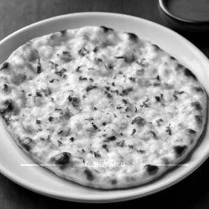 Cheese garlic naan