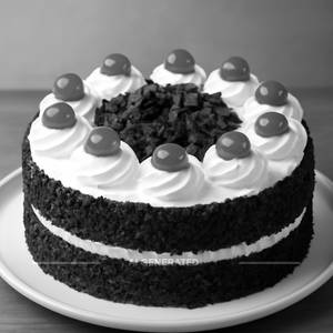 Eggless Black Forest Cake (1 Kg)